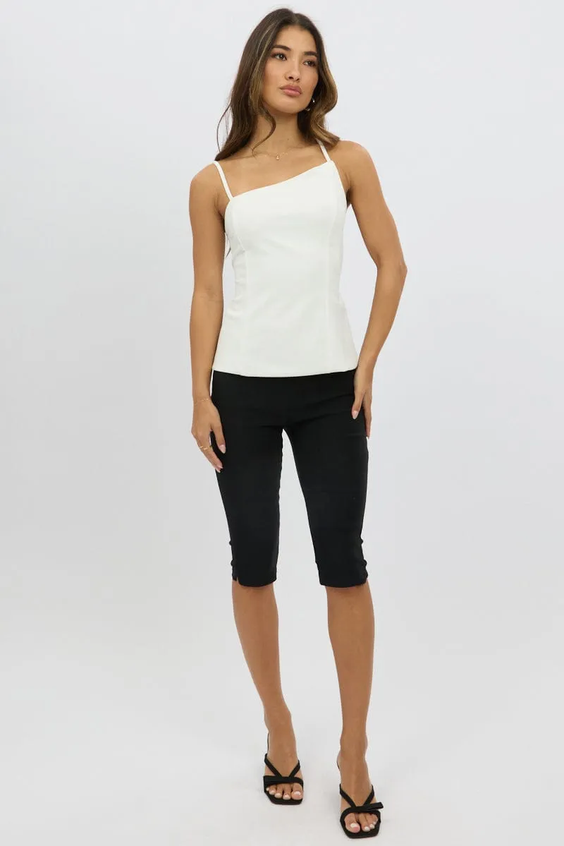 White Singlet Top Backless sold by Ally Fashion product image thumbnail 3