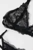 Black Lace Lingerie Set sold by Ally Fashion