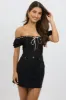 Black Puff Sleeve Top Short Sleeve sold by Ally Fashion
