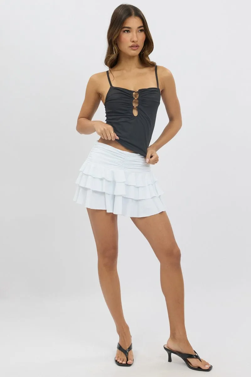 Black Singlet Top Beads With Details sold by Ally Fashion product image thumbnail 2