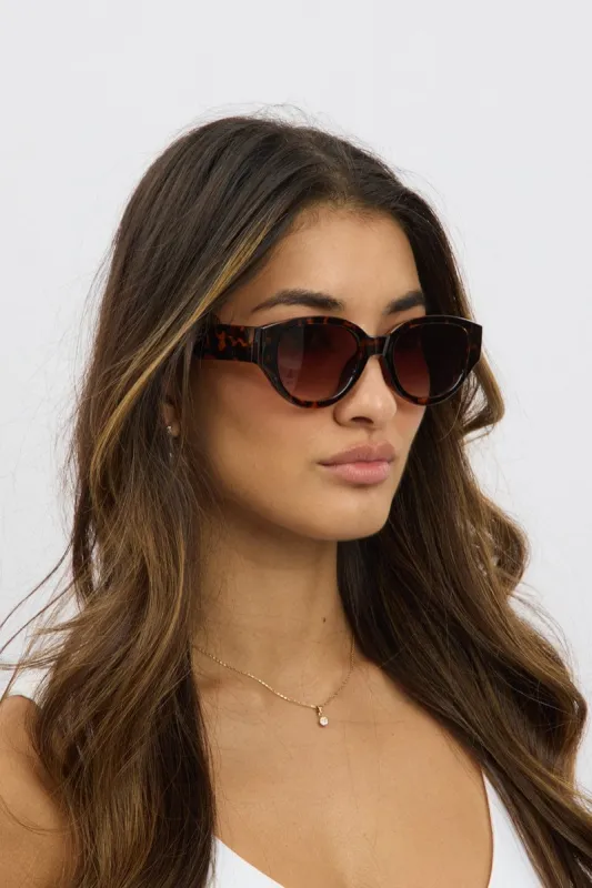 Brown Animal Print Fashion Sunglasses sold by Ally Fashion
