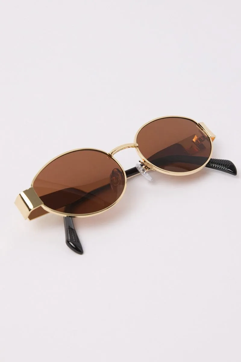Brown Fashion Sunglasses sold by Ally Fashion product image thumbnail 2