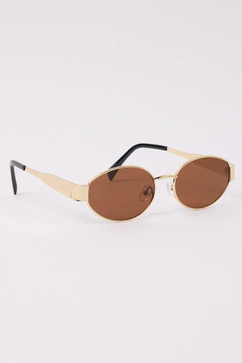 Brown Fashion Sunglasses sold by Ally Fashion