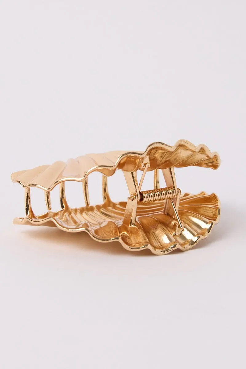 Gold Shell Claw Clip sold by Ally Fashion product image thumbnail 2