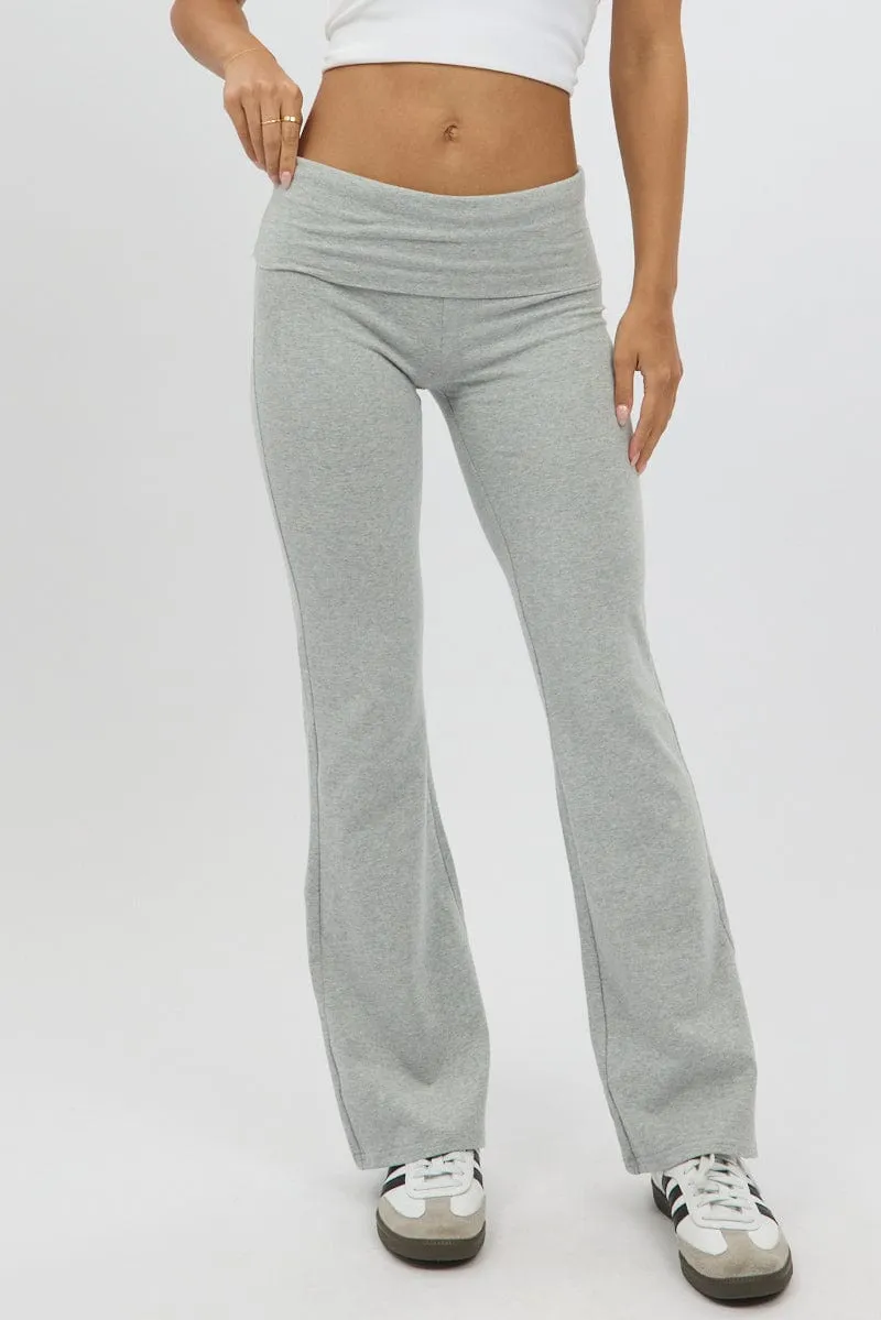 Grey Flare Leg Pants sold by Ally Fashion product image thumbnail 2