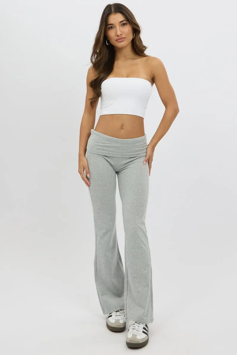 White Bandeau Top Cotton Rib sold by Ally Fashion product image thumbnail 2