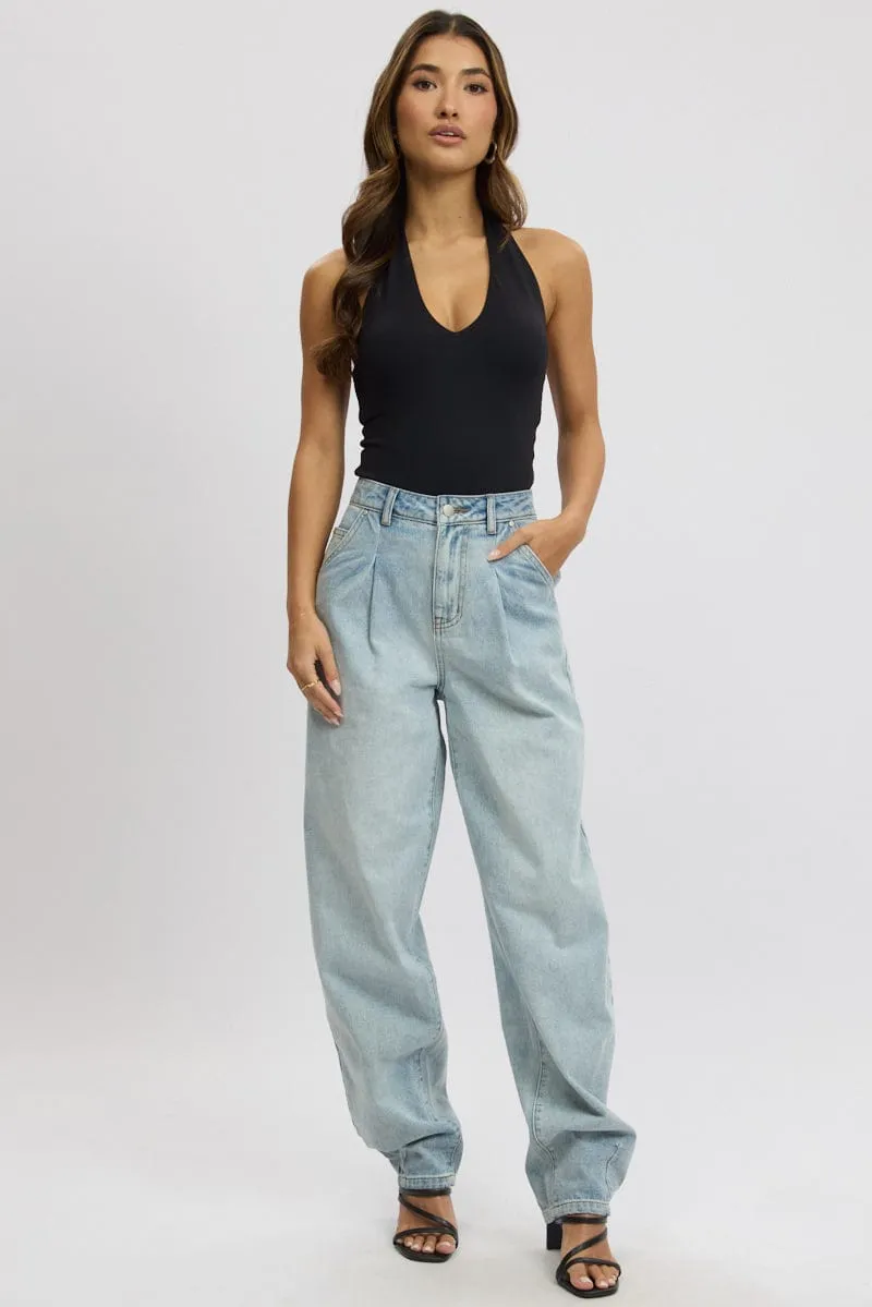Denim Barrel Jeans Mid Rise sold by Ally Fashion product image thumbnail 2