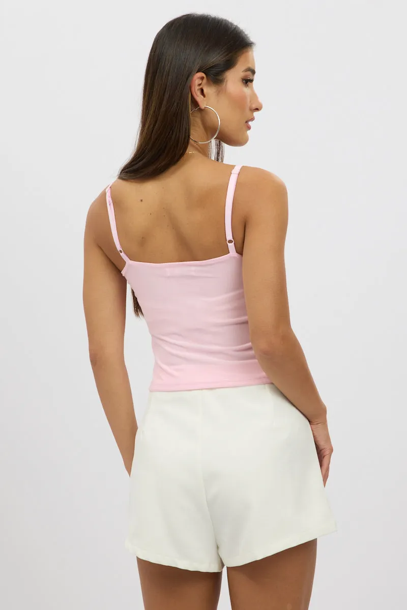 Pink Mesh Singlet Top sold by Ally Fashion product image thumbnail 5