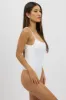 White Bodysuit Sleeveless Supersoft sold by Ally Fashion