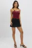 Red Graphic Singlet Rib sold by Ally Fashion