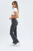 Grey Flare Leg Pants High Rise sold by Ally Fashion