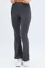 Grey Flare Leg Pants High Rise sold by Ally Fashion
