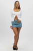 White Button Up Knit Cardigan Long Sleeve sold by Ally Fashion