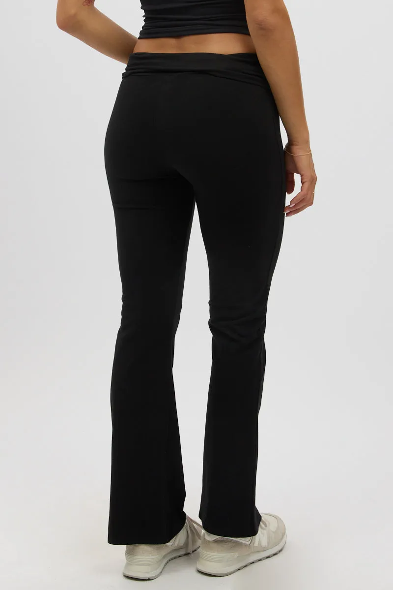 Black Flare Leg Pants sold by Ally Fashion product image thumbnail 5