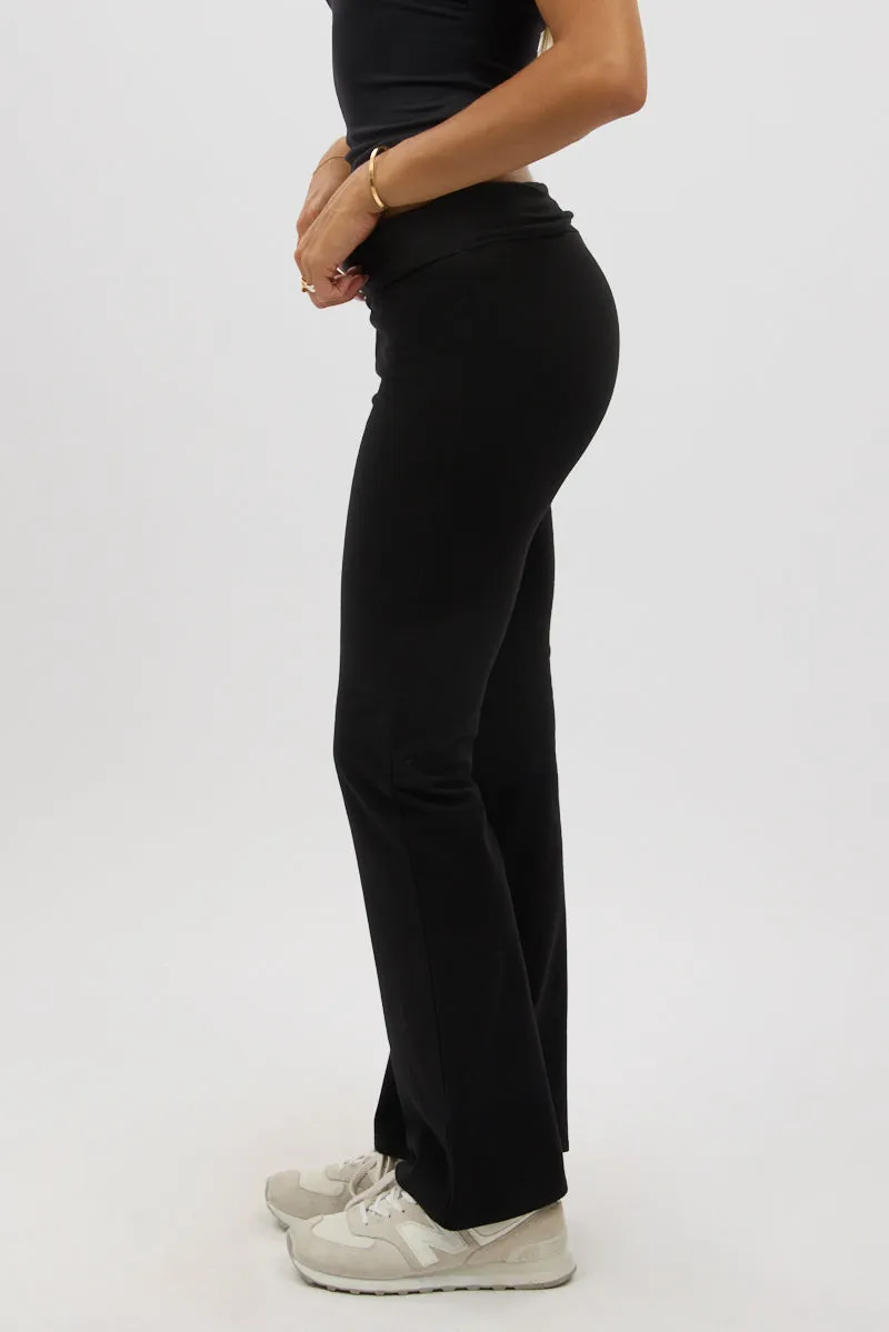 Black Flare Leg Pants sold by Ally Fashion product image thumbnail 4