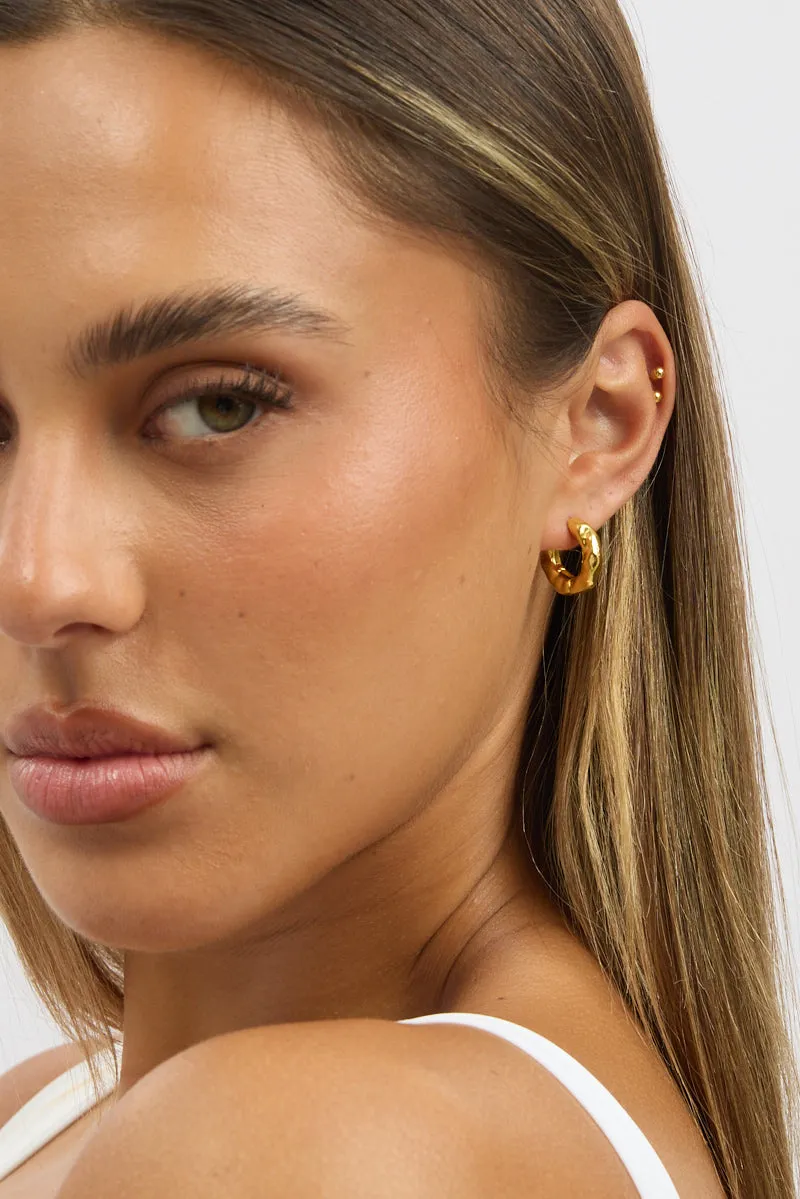 Gold Hoop Earrings sold by Ally Fashion