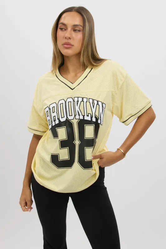 Yellow Sport Tee Short Sleeve sold by Ally Fashion