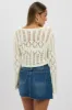 White Crochet Tie Up Cardigan sold by Ally Fashion