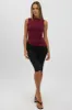 Red Sleeveless Top Asymmetric Hem sold by Ally Fashion