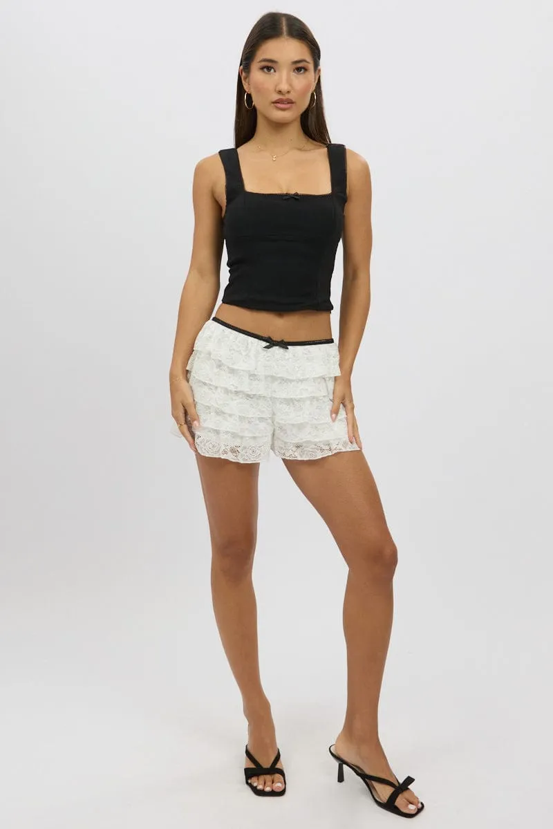 Black Corset Top Sleeveless Stretch sold by Ally Fashion product image thumbnail 2