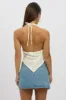 Beige Halter Neck Top Lace sold by Ally Fashion