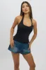 Black Halter Neck Top Belted sold by Ally Fashion