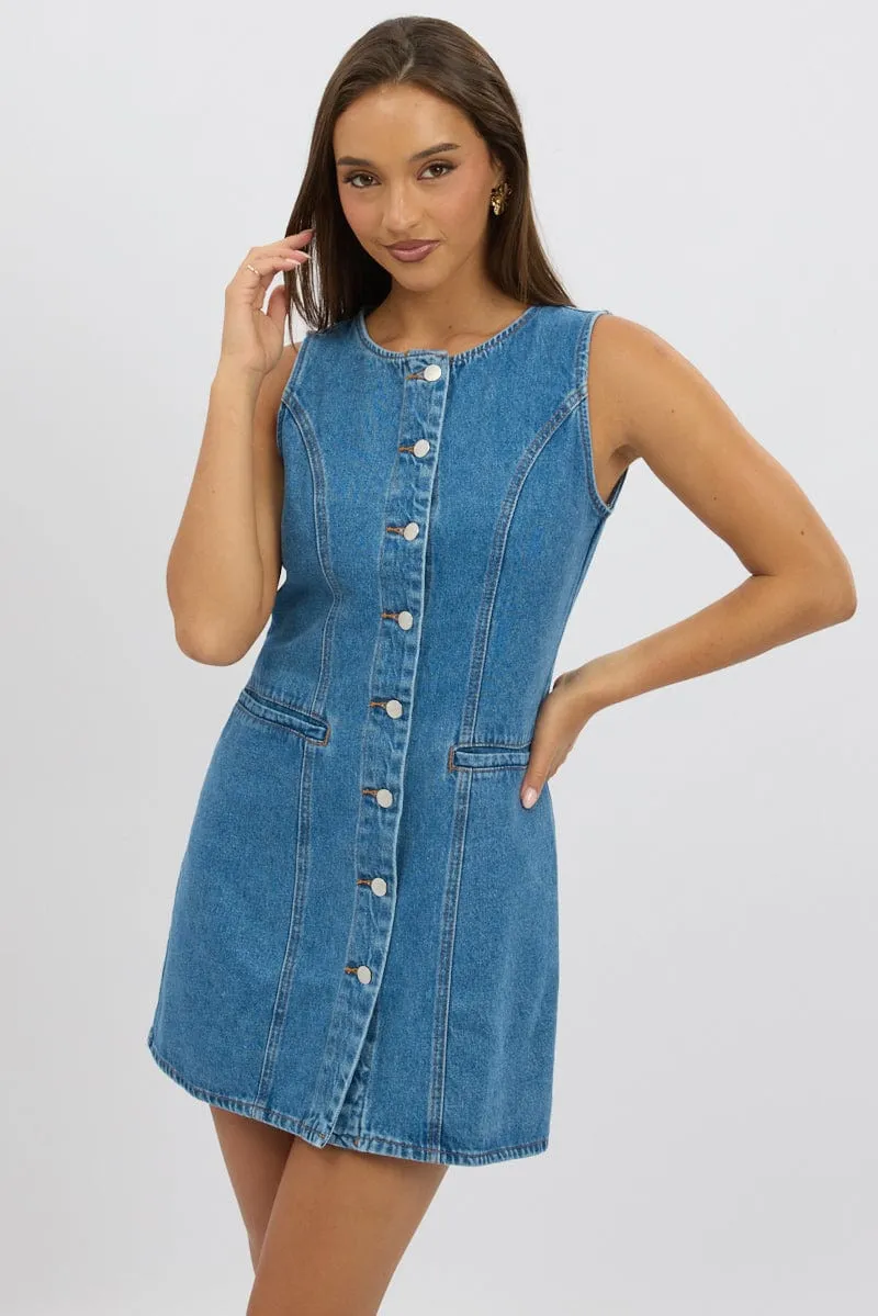 Denim Bodycon Dress Mini sold by Ally Fashion