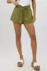 Green Shorts Elasticated Waist sold by Ally Fashion