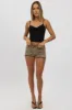 Brown Animal Print Micro Shorts Low Rise sold by Ally Fashion