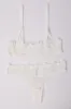 White Embroidery Lingerie Set sold by Ally Fashion