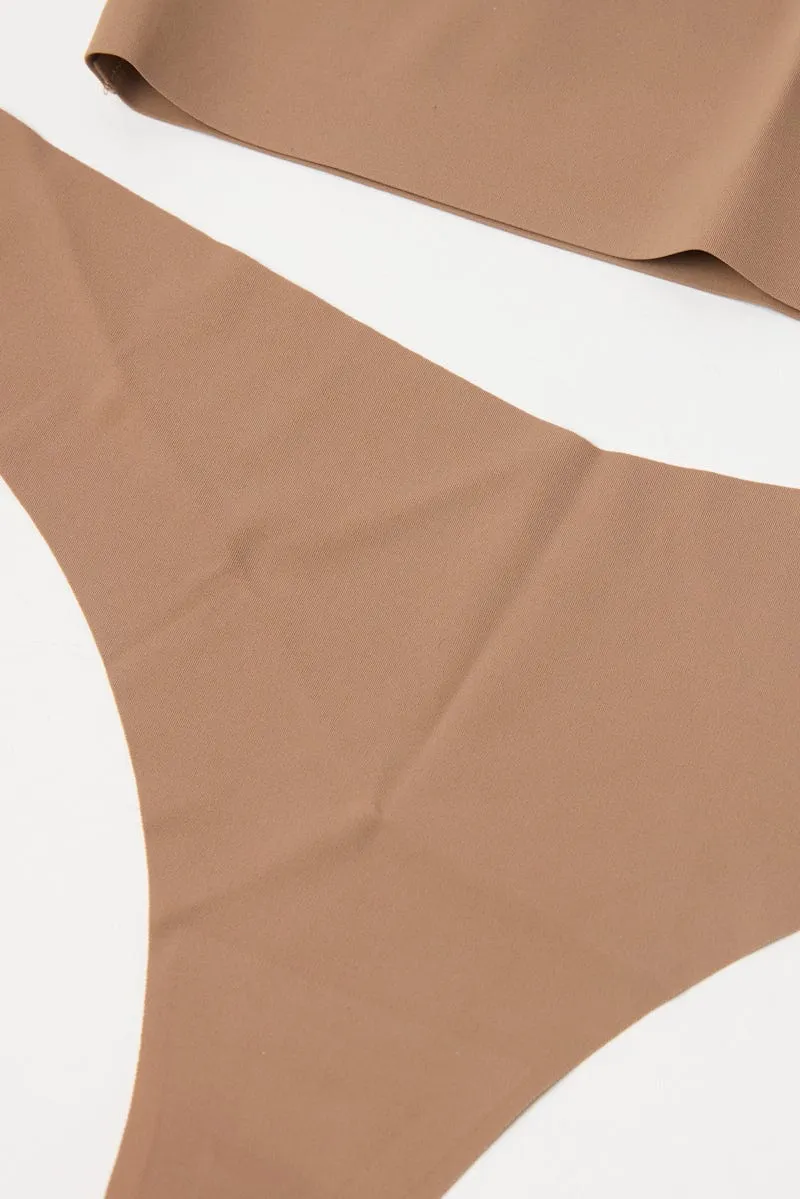 Beige Lingerie Set sold by Ally Fashion product image thumbnail 2