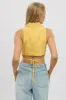 Yellow Vest Tie Back sold by Ally Fashion