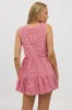 Red Check Mini Dress Ribbon Detail sold by Ally Fashion