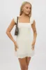 Yellow Mini Dress Square Neck sold by Ally Fashion
