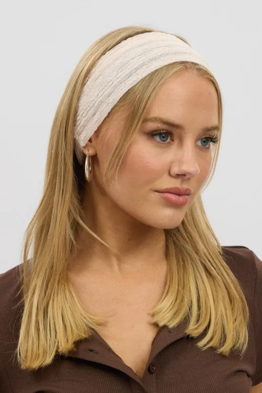 Pink Lace Headband sold by Ally Fashion