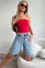 Denim Bermuda Jorts Mid Rise sold by Ally Fashion