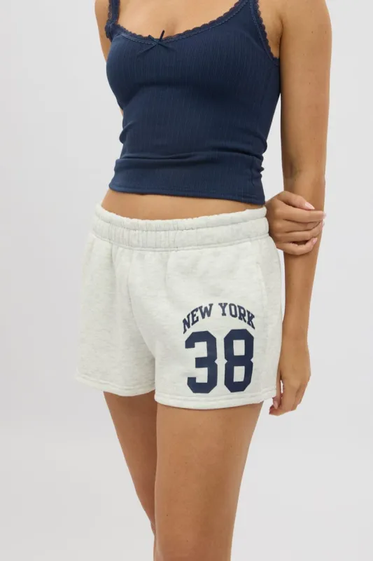 Grey Track Shorts Elasticated sold by Ally Fashion