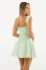 Green Mini Dress Drop Waist sold by Ally Fashion