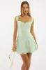 Green Mini Dress Drop Waist sold by Ally Fashion