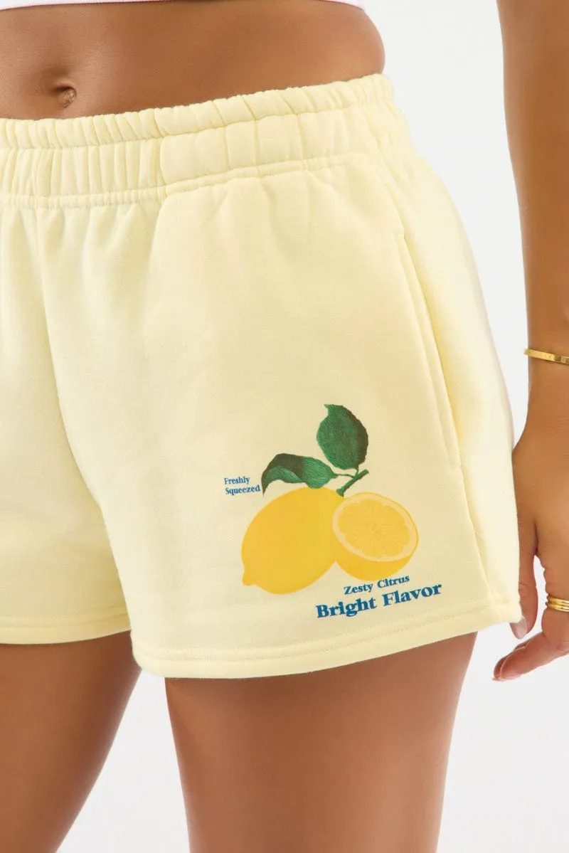 Yellow Track Shorts Elasticated sold by Ally Fashion product image thumbnail 5