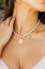Gold Shell Pendents Necklace sold by Ally Fashion