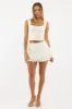 White Frilled Cami Sleeveless Off Shoulder Top sold by Ally Fashion