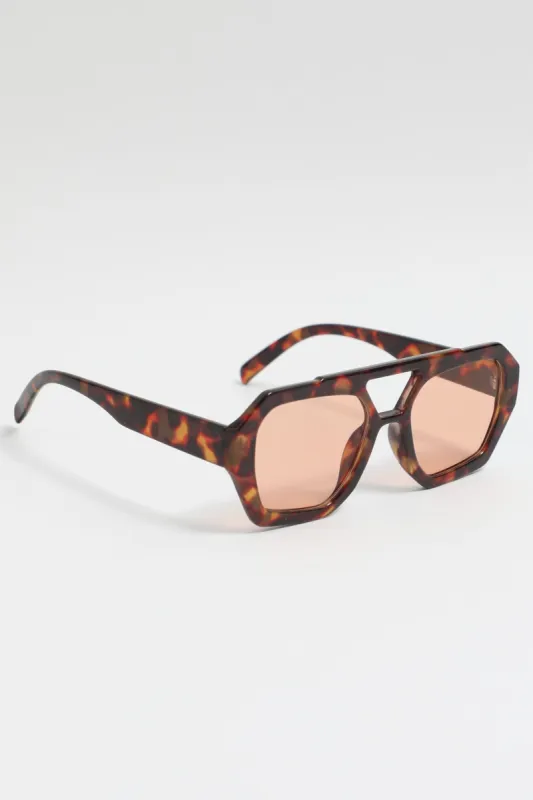 Brown Animal Print Fashion Sunglasses sold by Ally Fashion