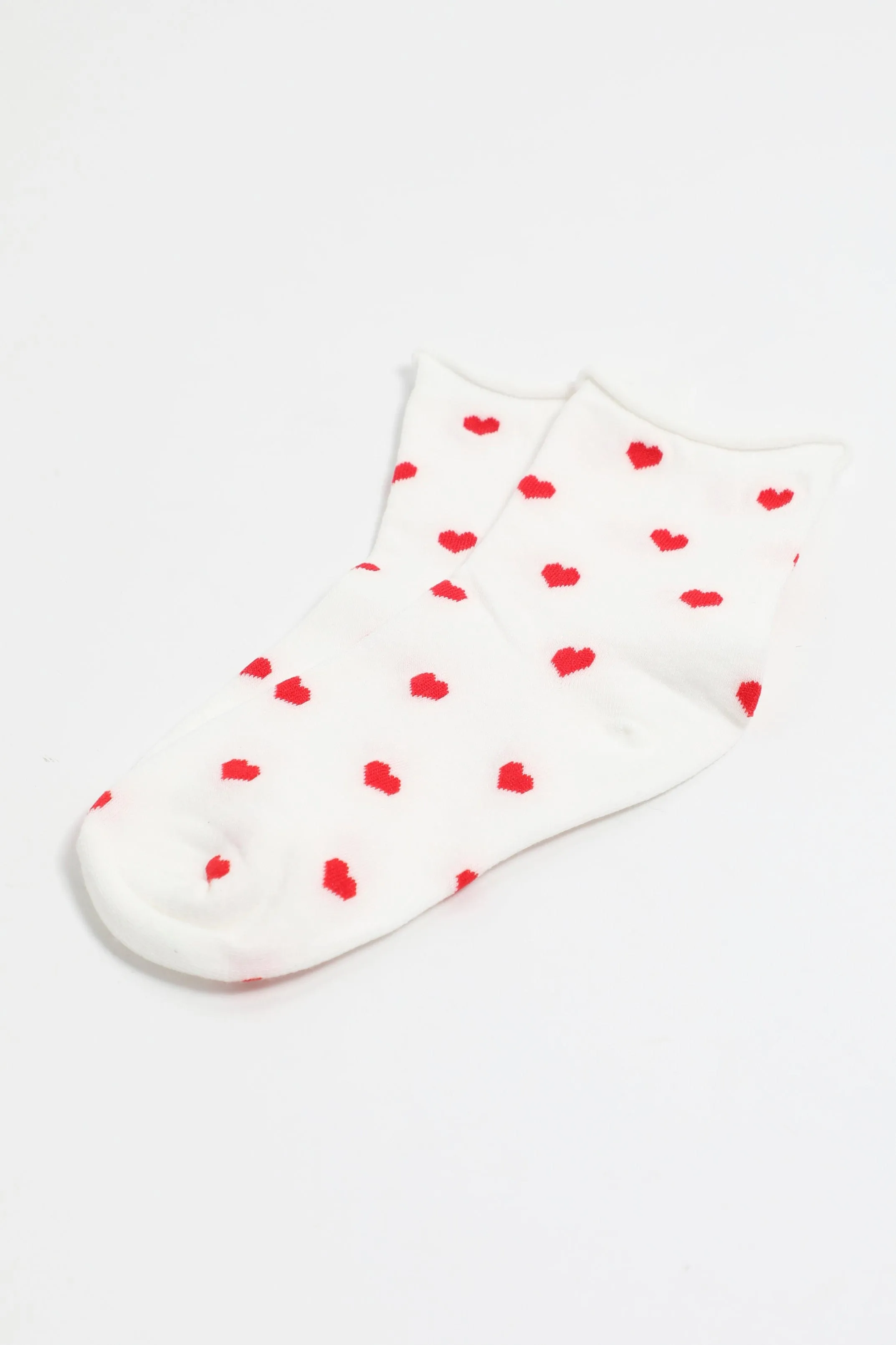 White Heart Socks sold by Ally Fashion