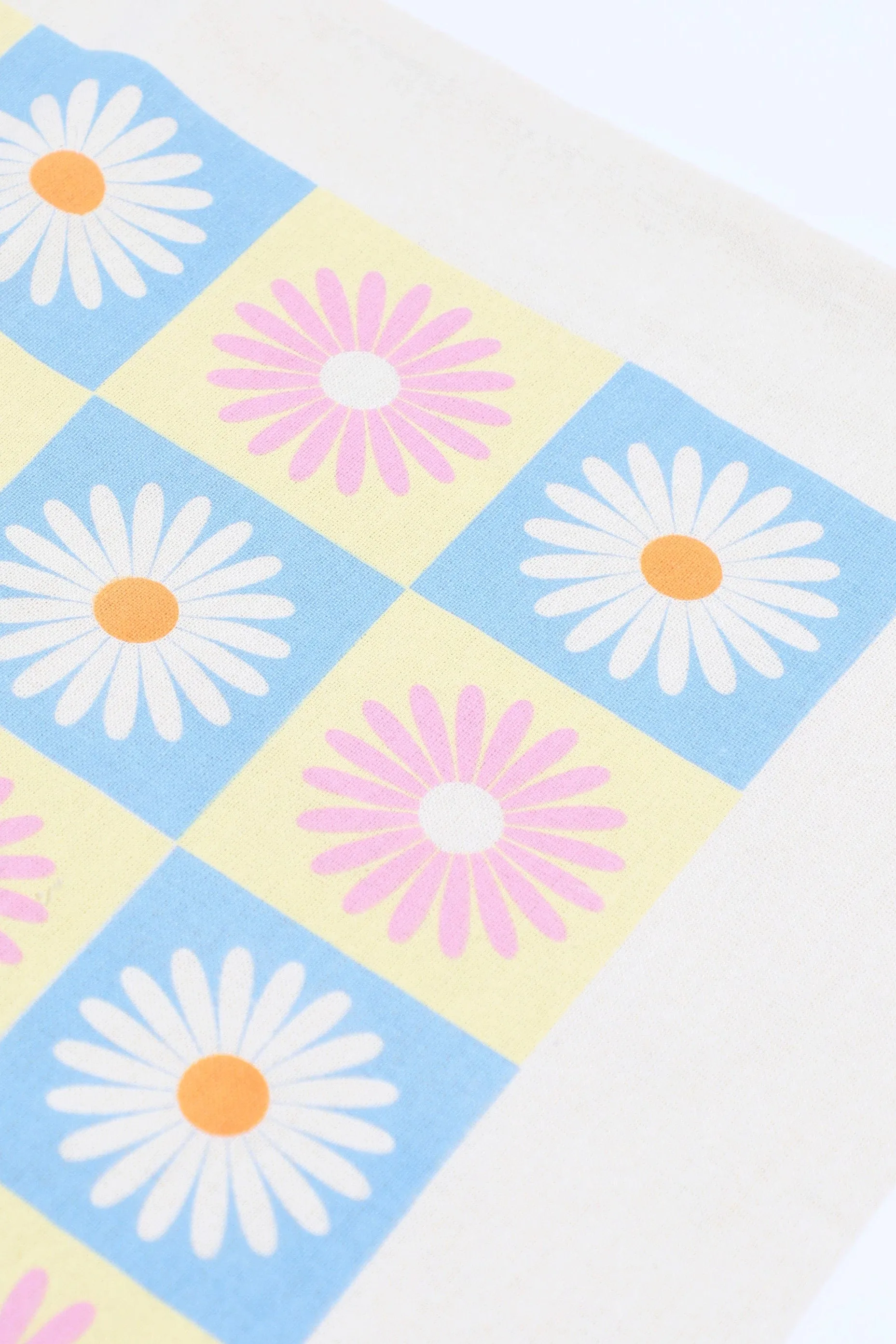 Multi Floral Tote Bag Printed Daisy Tiled sold by Ally Fashion product image thumbnail 2