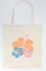 Multi Floral Tote Bag Printed Hibiscuses sold by Ally Fashion