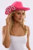 Pink Heart Festival Cowboy Hat sold by Ally Fashion
