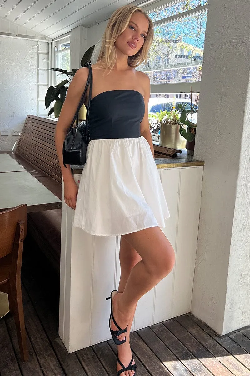 Black Strapless Dress Mini sold by Ally Fashion