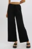 Black Wide Leg Pants Low Rise sold by Ally Fashion
