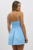 Blue Fit And Flare Dress Mini sold by Ally Fashion